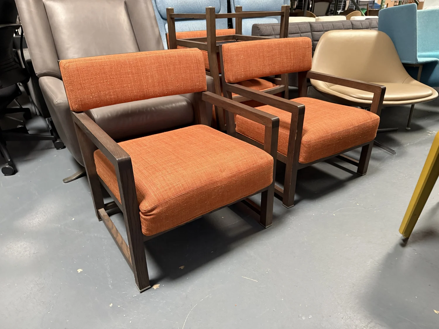 B&B Italia Maxalto Lounge Arm Chairs 4 AVAILABLE — WANNASOFA