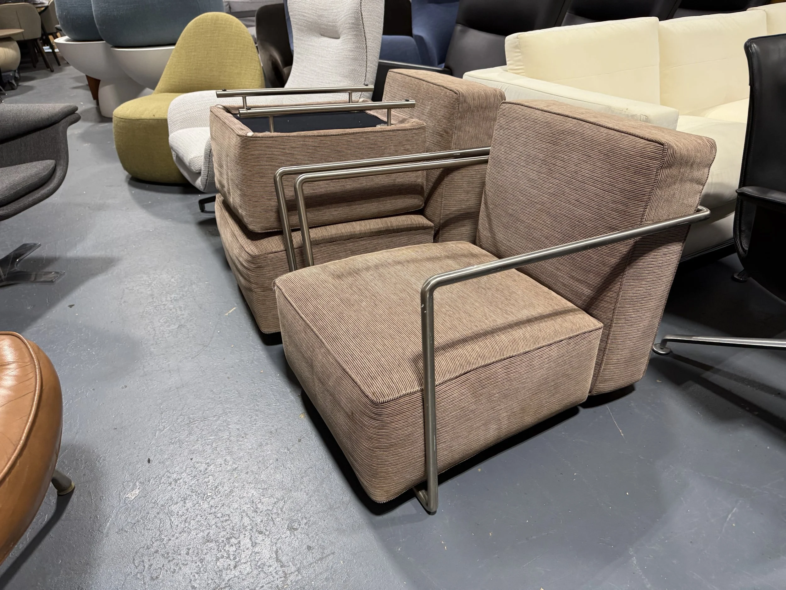 Flexform Italy A.B.C. Reclining Arm Chairs 2 AVAILABLE