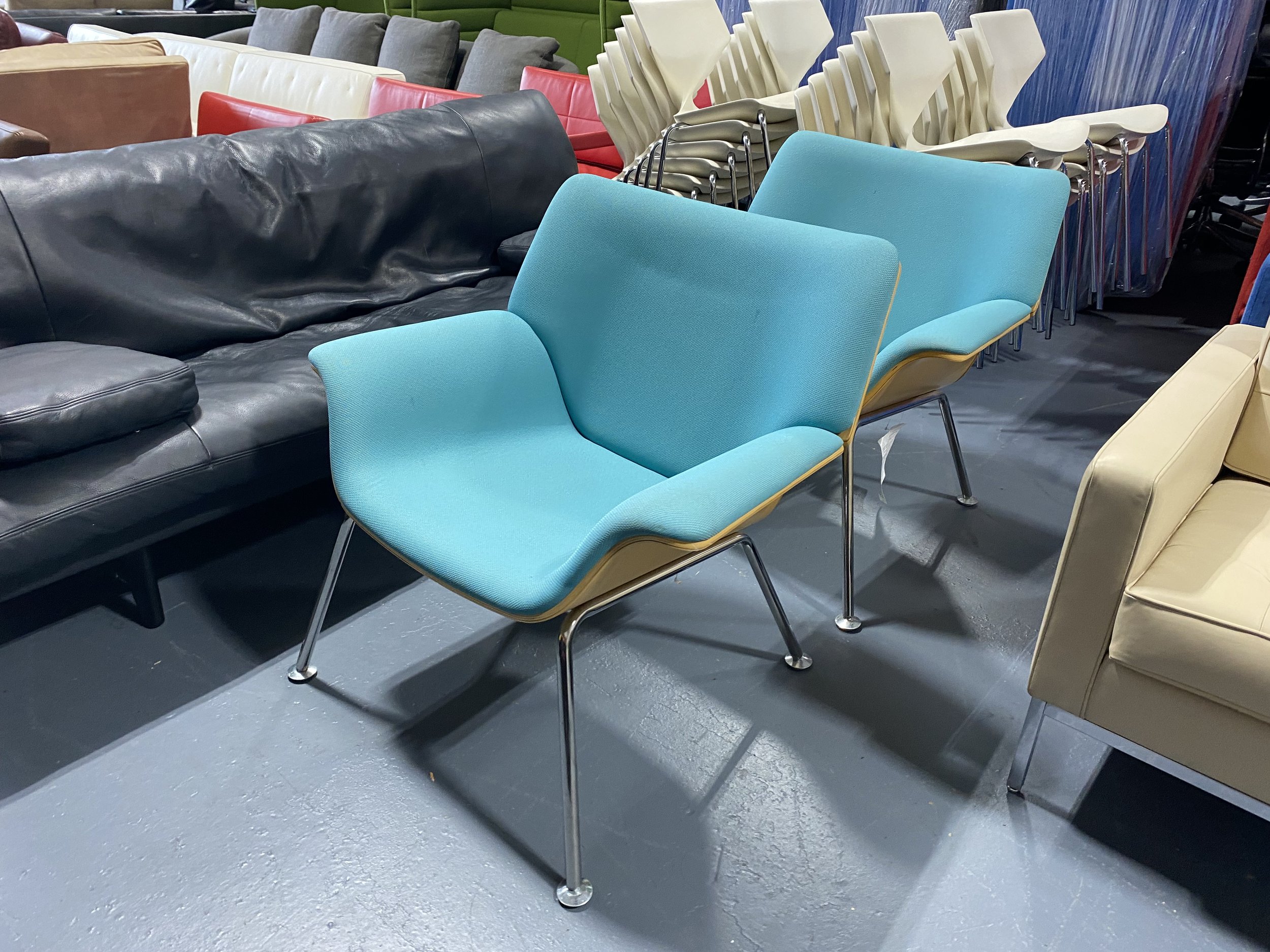 Herman Miller Swoop Lounge Arm Chairs