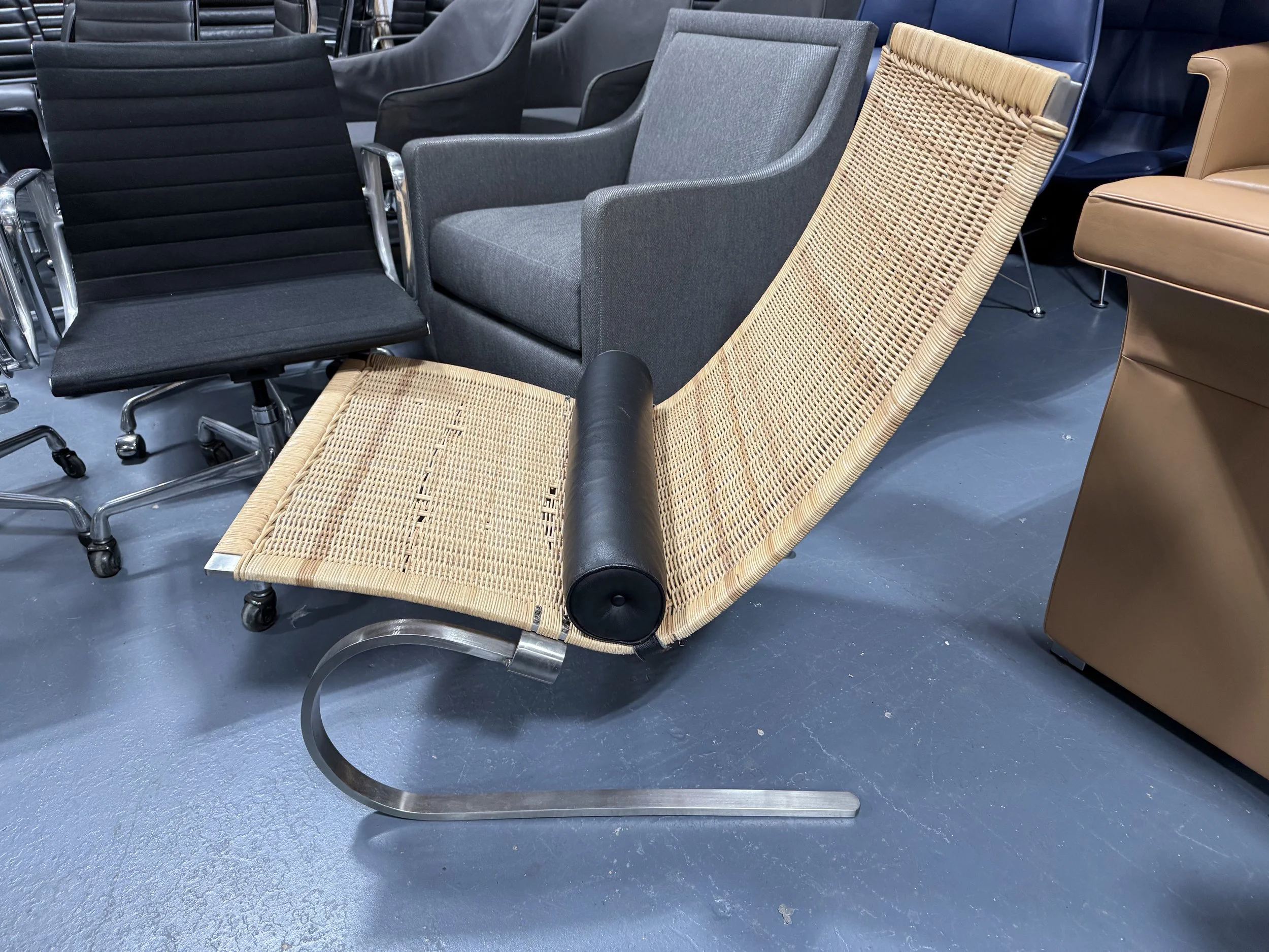 Modern Rattan Lounge Chair