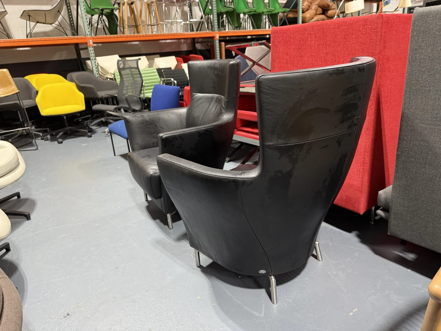 de sede スイス製　レザー ラウンジチェア DeSede Switzerland Leather Lounge Arm Chairs 2 AVAILABLE — WANNASOFA