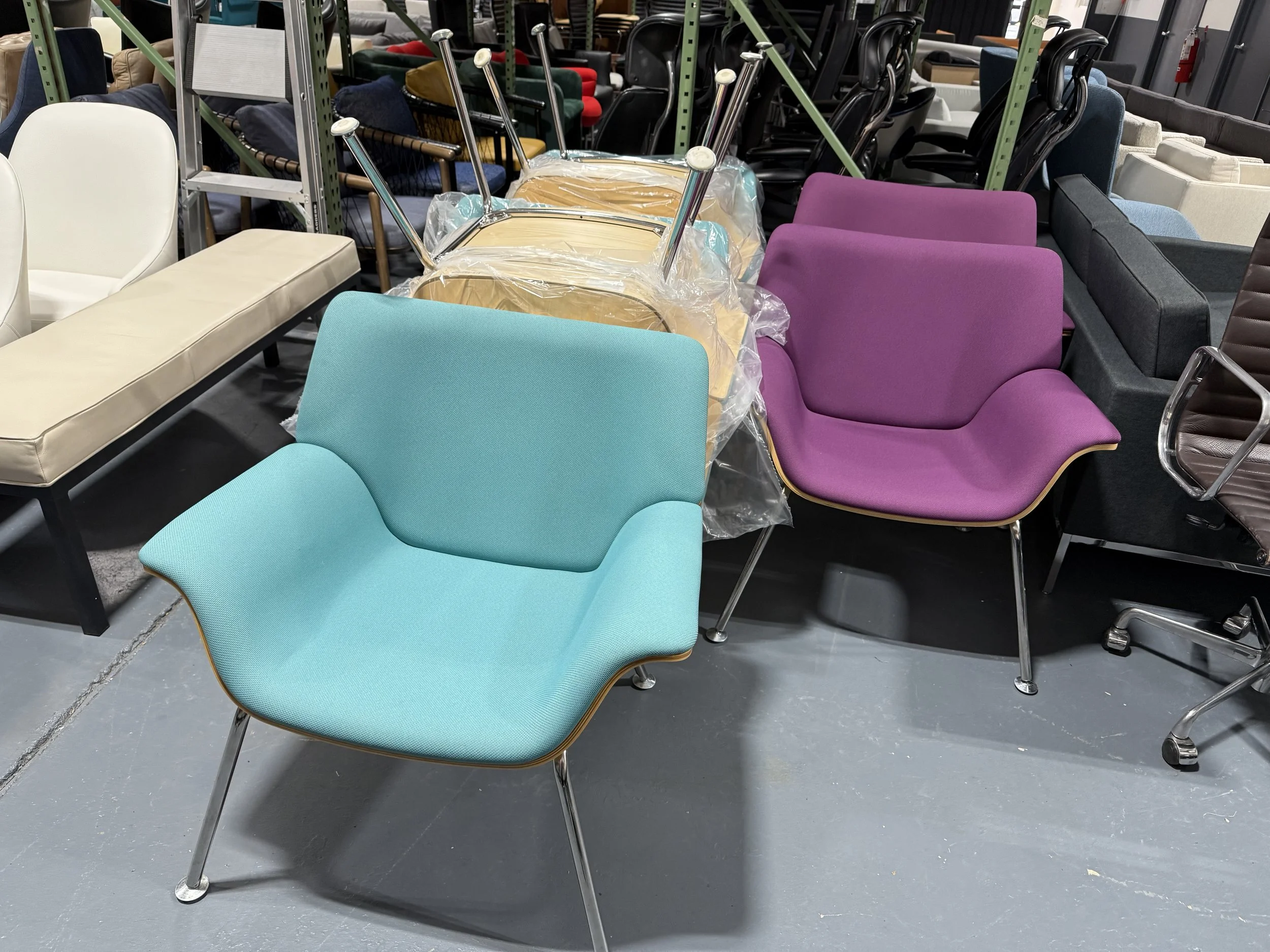 Herman Miller Swoop Lounge Arm Chairs 7 AVAILABLE