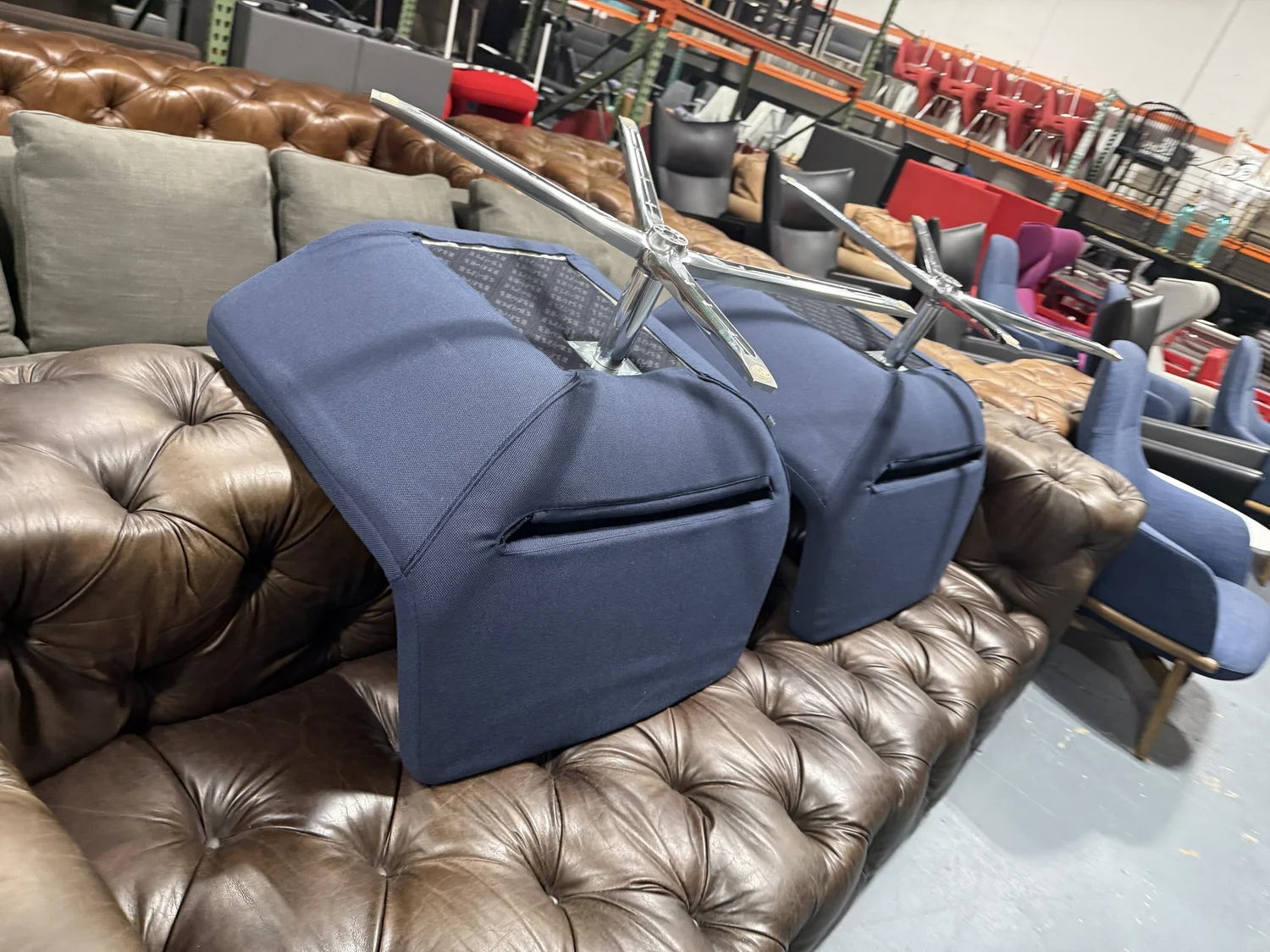B&B Italia Metropolitan Swivel Lounge Chairs 3 AVAILABLE — WANNASOFA
