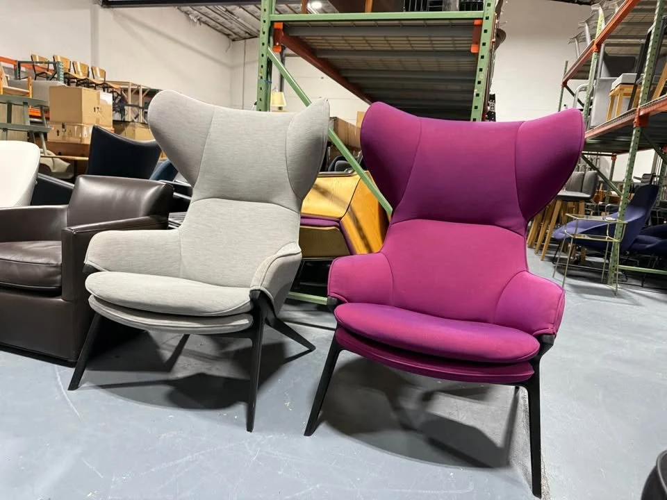 Cassina P22 Lounge Arm Chairs 2 AVAILABLE