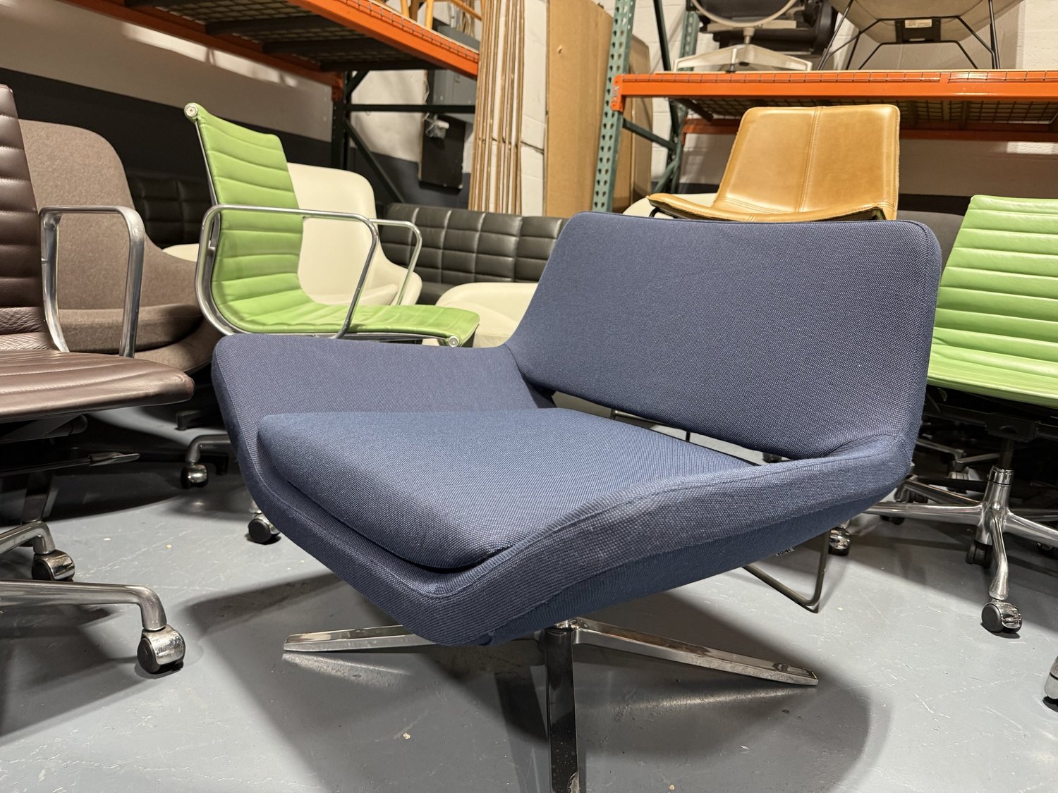 B&B Italia Metropolitan Swivel Lounge Chairs 3 AVAILABLE — WANNASOFA