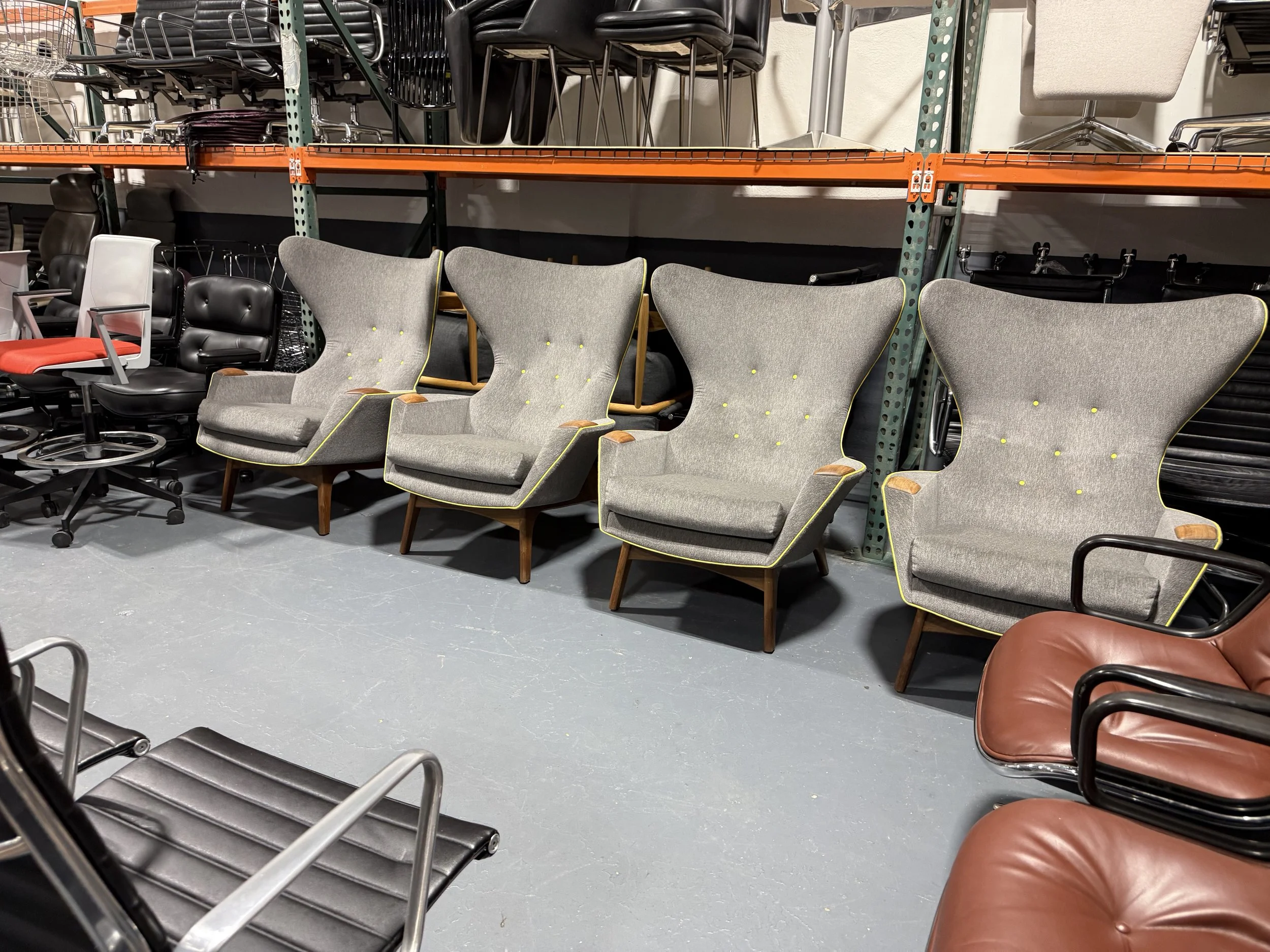 Adrian Pearsall Wing Chairs 4 AVAILABLE