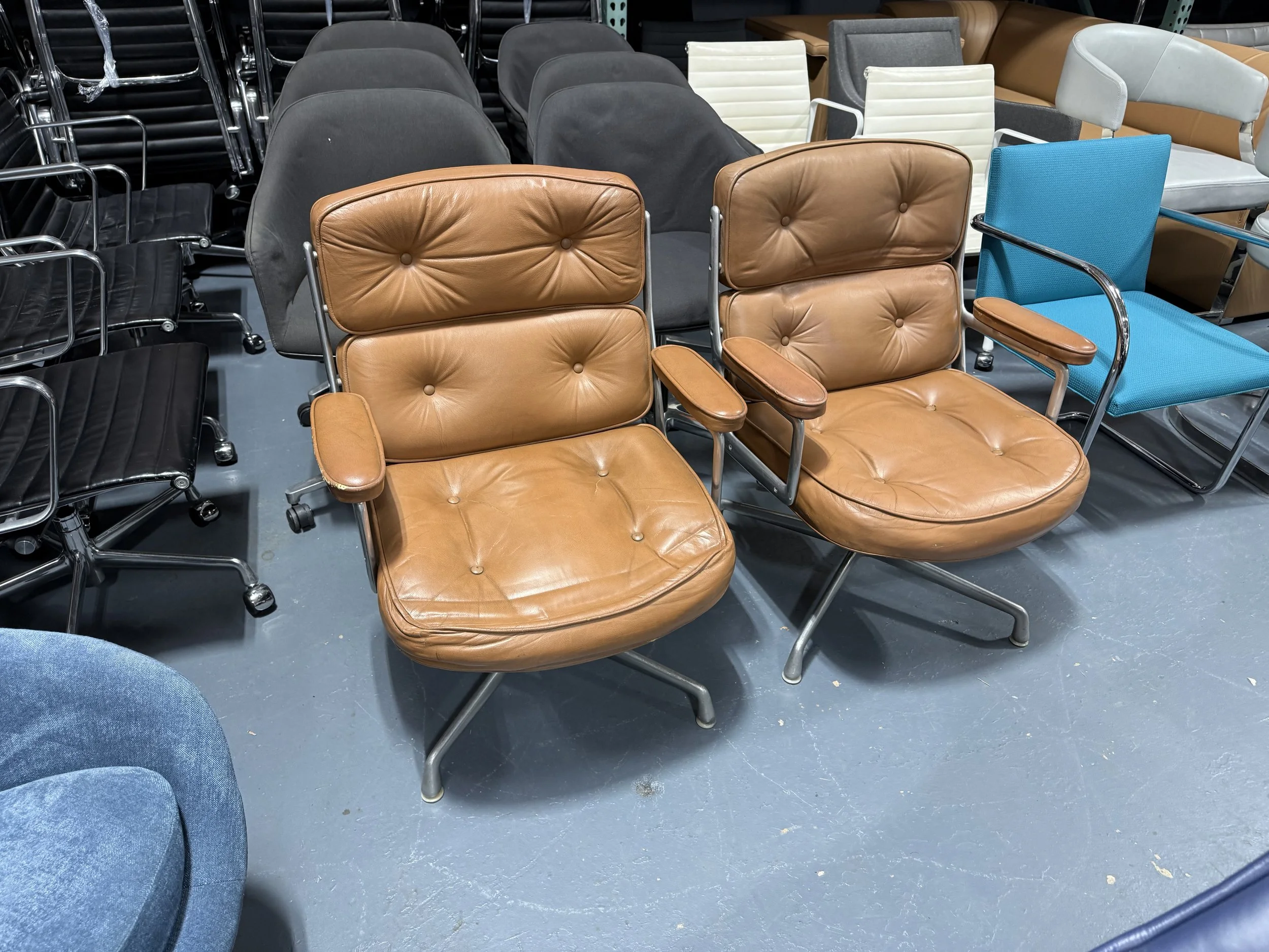 Herman Miller Time Life Vintage Leather Chair