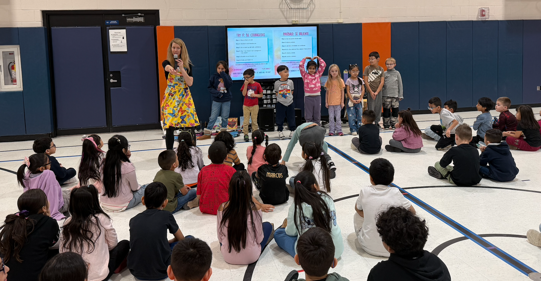 Author visit for Big Change, Better You, Beautiful World with Lindsy Frank