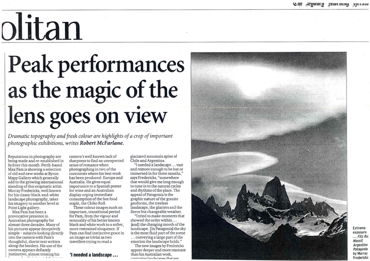 Review Sydney Morning Herald by Robert MacFarlane