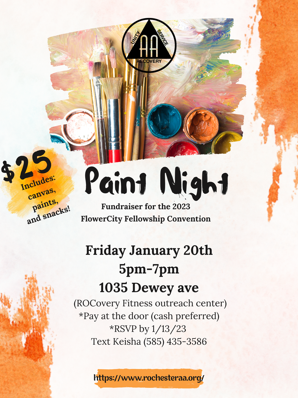 Paint Night! — Rochester Area Intergroup