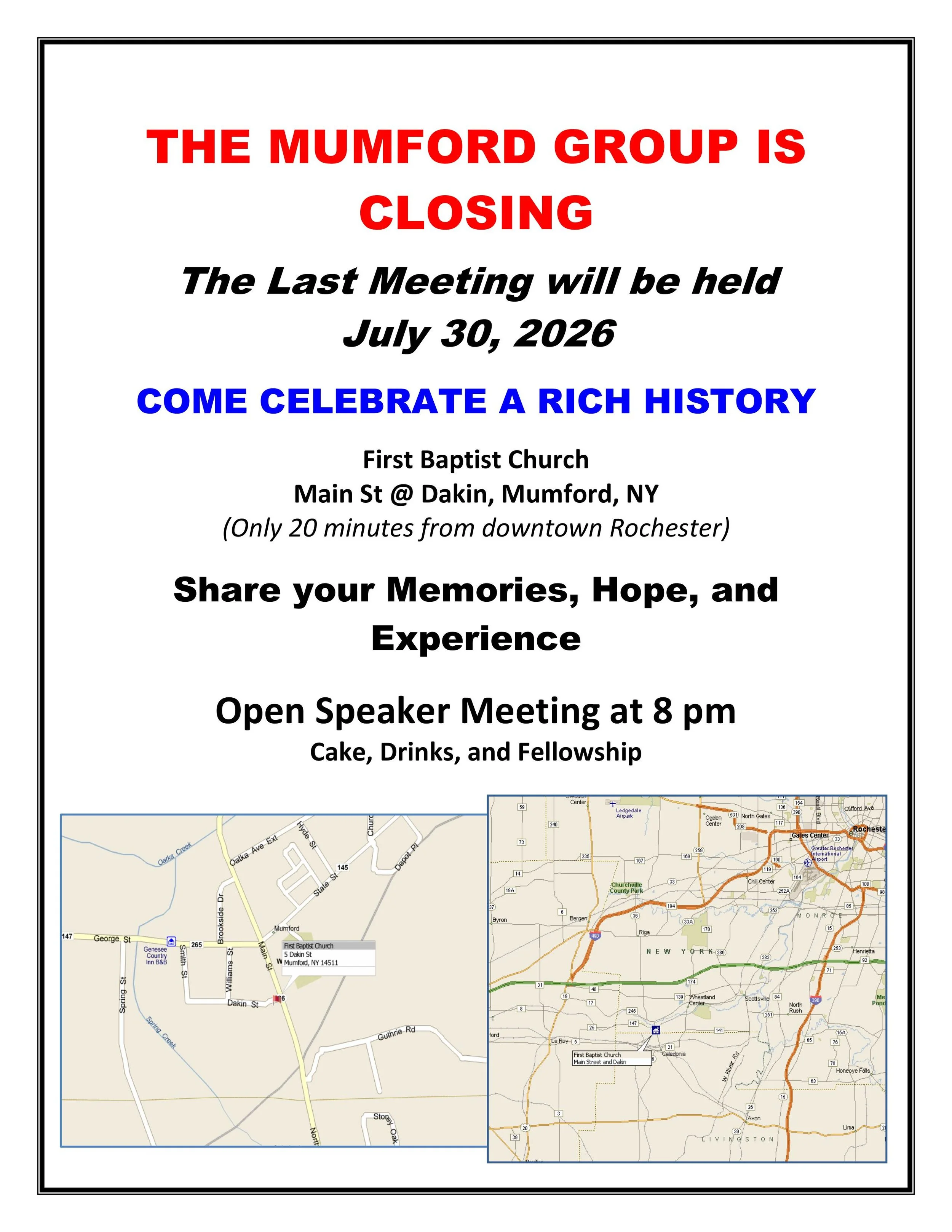 The Mumford Group is Closing