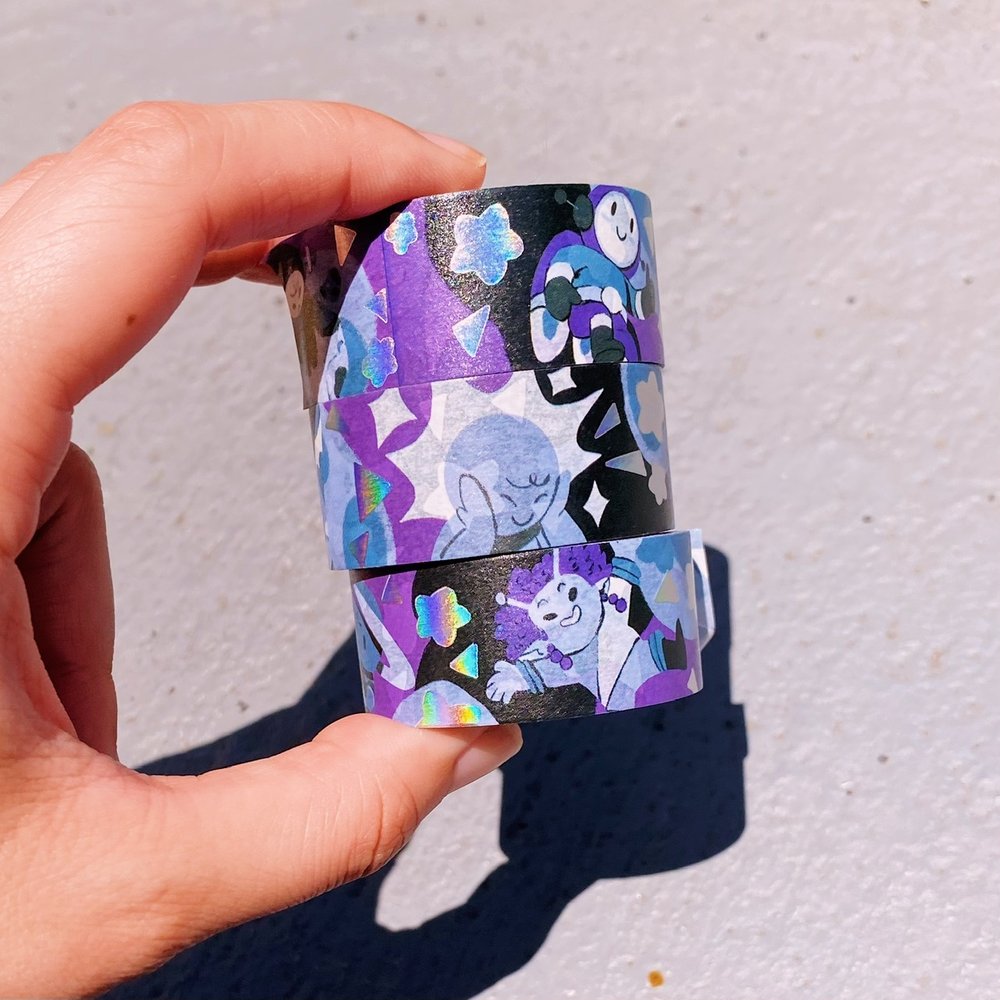 Beve! Purple Glitter Washi Tape – Mindless Crafting