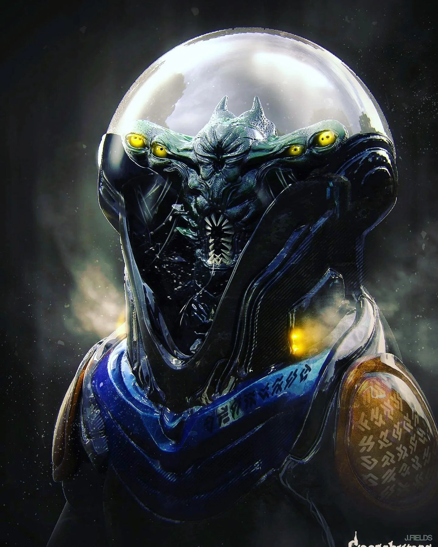 Some older work from goosebumps! Had a blast working on this one. #conceptart #alien #visualdevelopment #goosebumps #goosebumpsbooks #digitalartist #zbrush #photoshop please credit if shared.