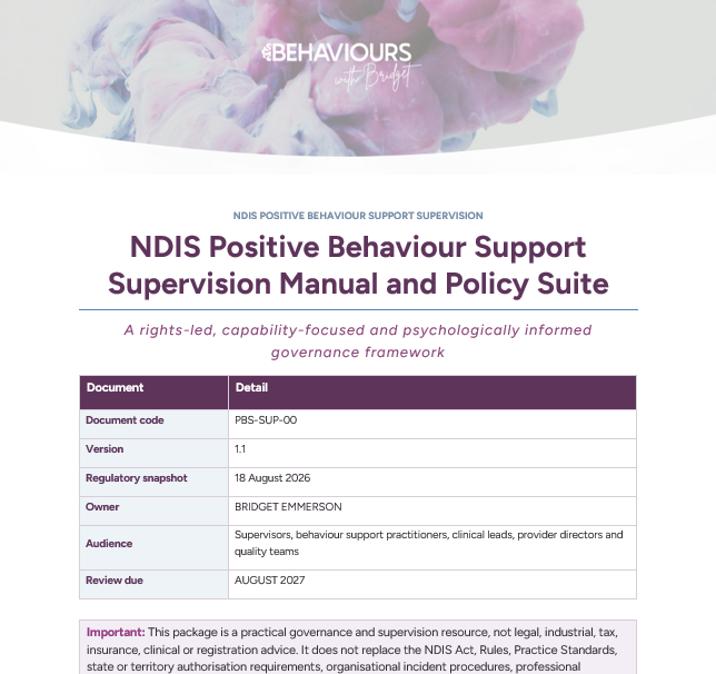 Supervision Guide by Bridget Emmerson