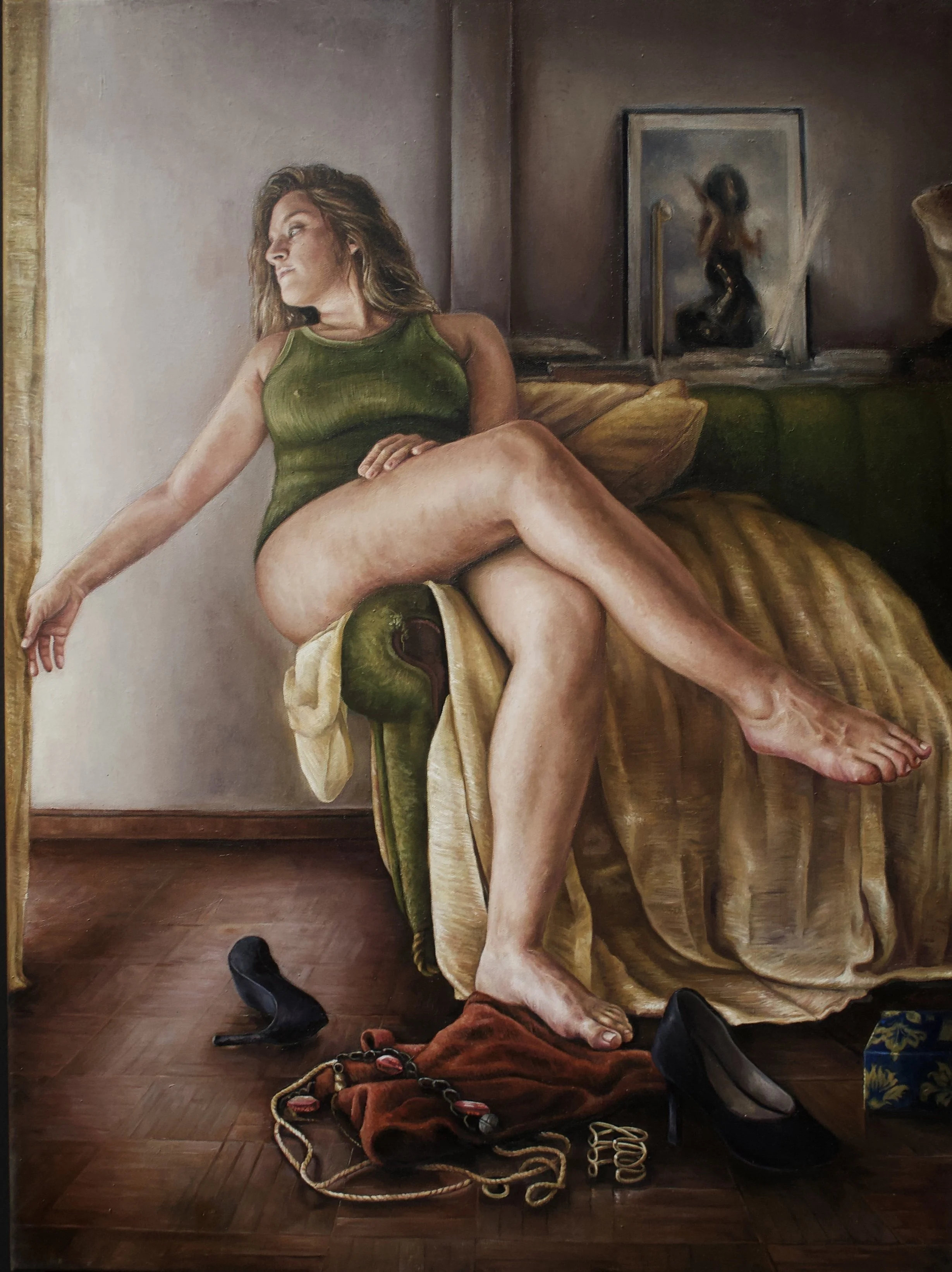 De fora para dentro, Oil in Canvas, 70x50cm, 2024