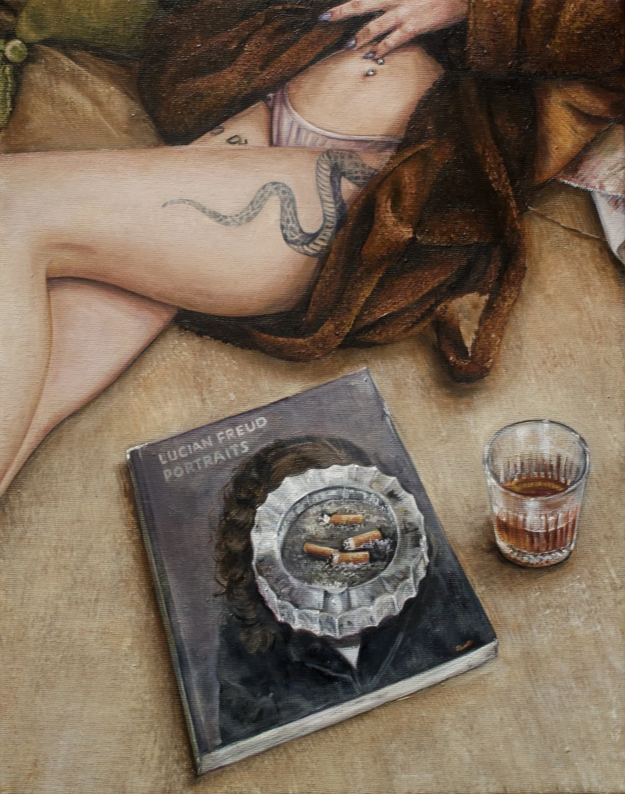 Marfim, Oil in Canvas, 43 X 34 cm, 2025
( Model : Seny Cruz )