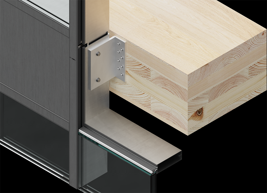 Bracket and Fixing Design for Curtain Walling Systems