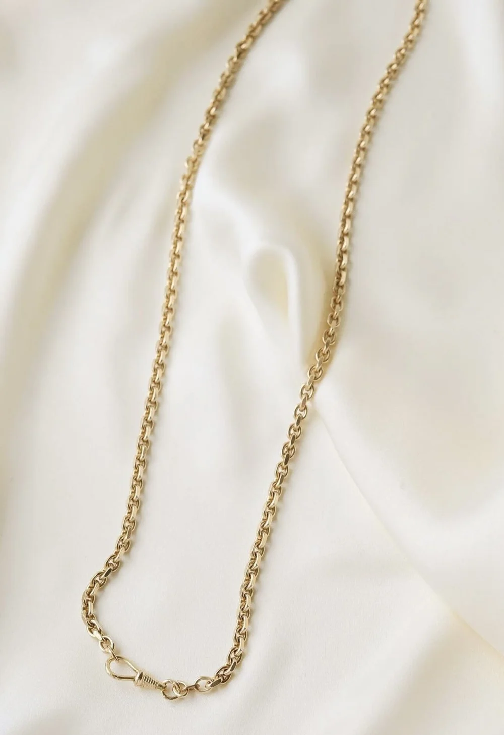 Perfect Danish Anchor Link Chain 8K Gold Oldmine