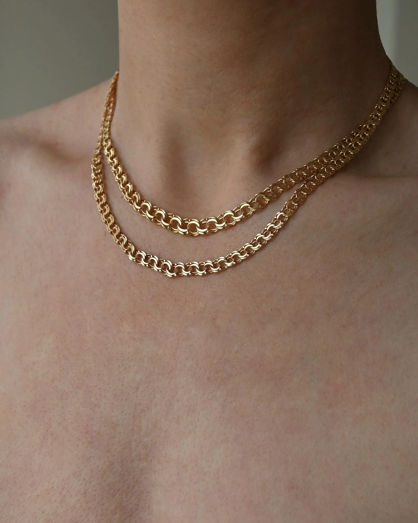 Beautiful Swedish Vintage Bismarck Necklace 18K Gold 1962 Oldmine