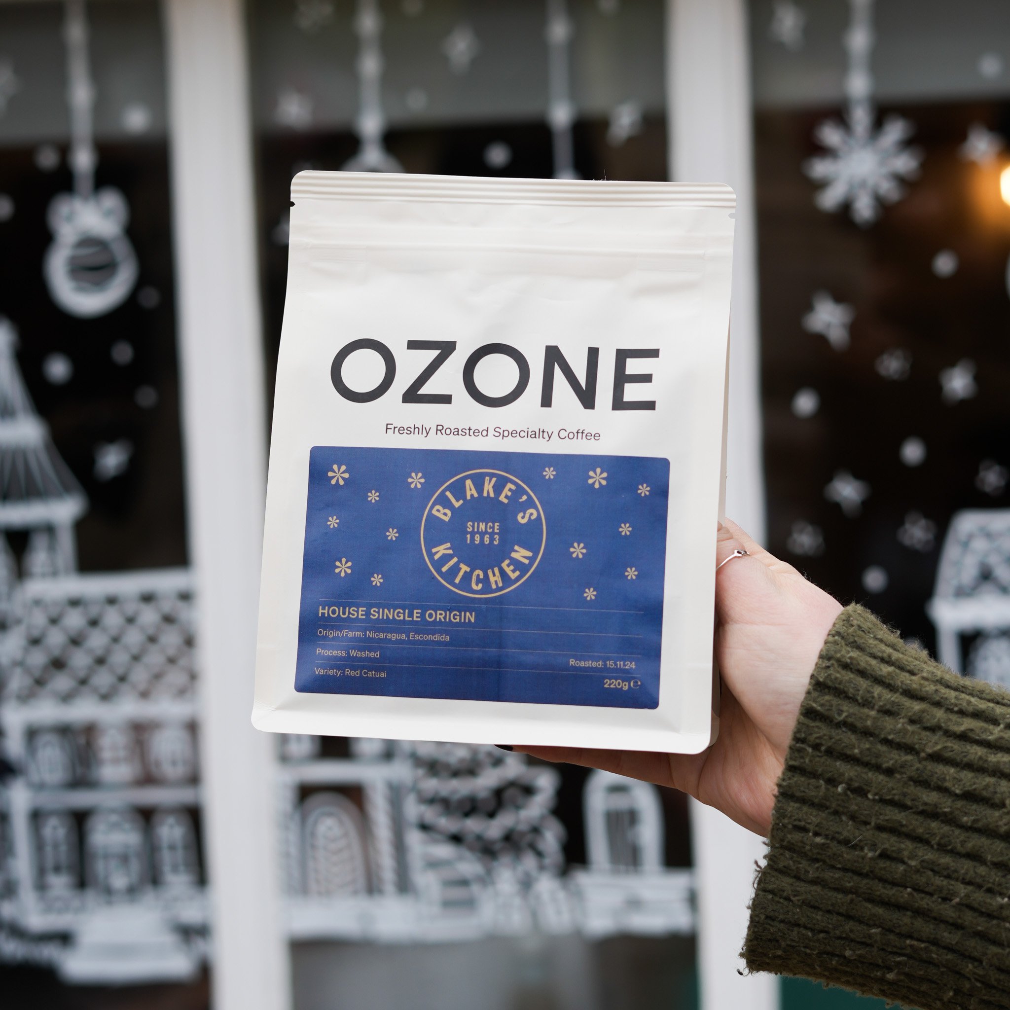Roasted Whole Coffee Beans (250g) - Xmas