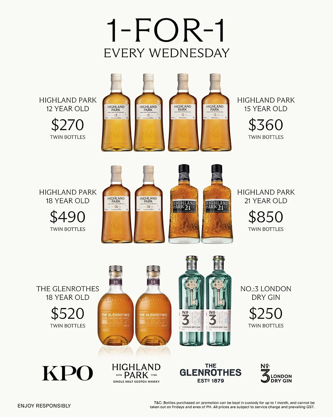 1-for-1 Bottles Promotion at KPO