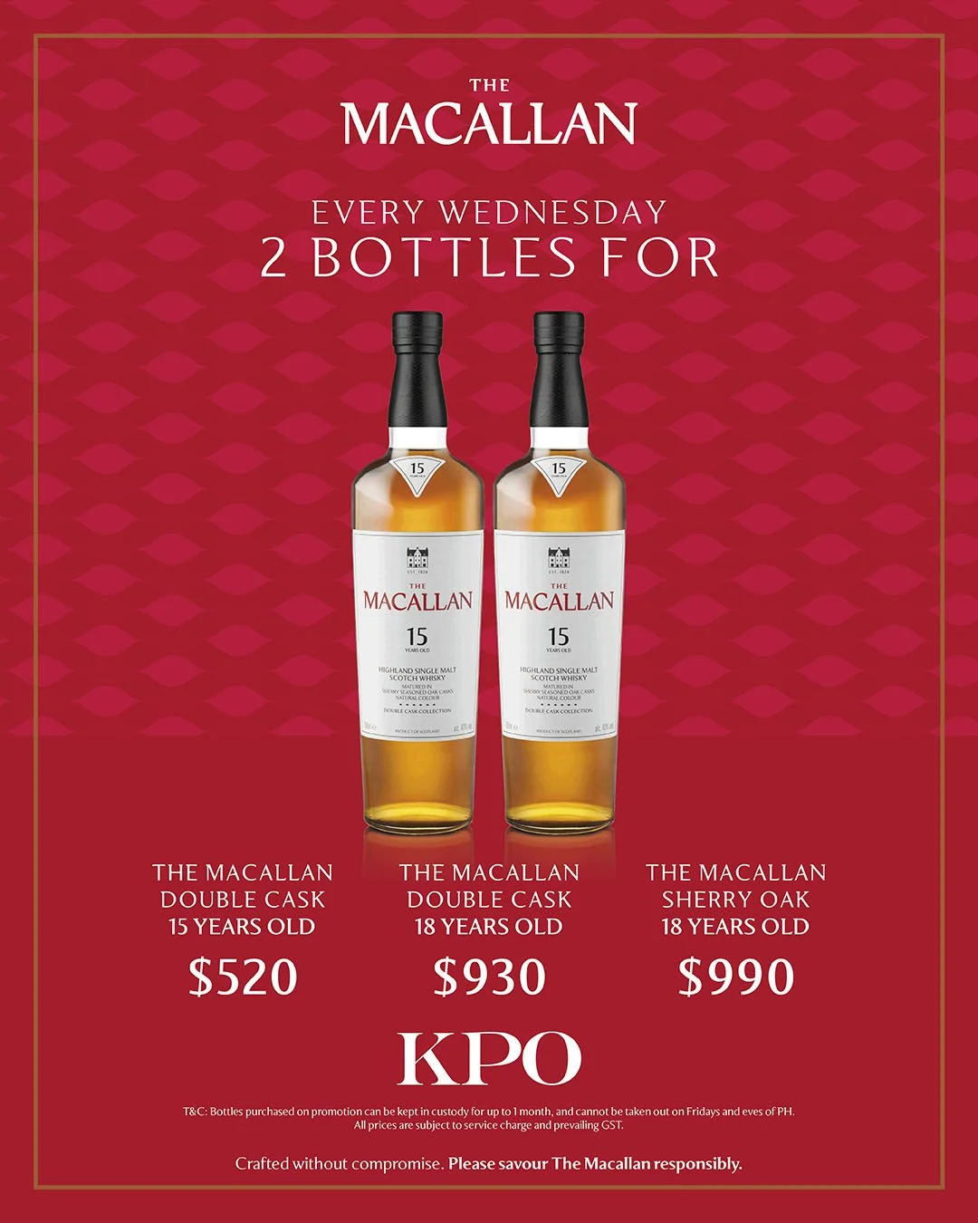 1-for-1 Bottle Promotion at KPO
