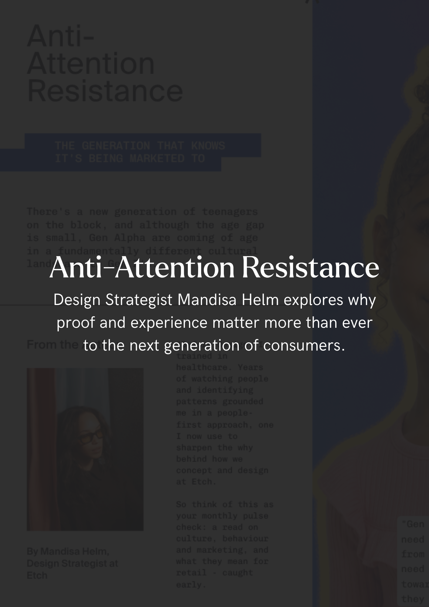 Anti-Attention Resistance