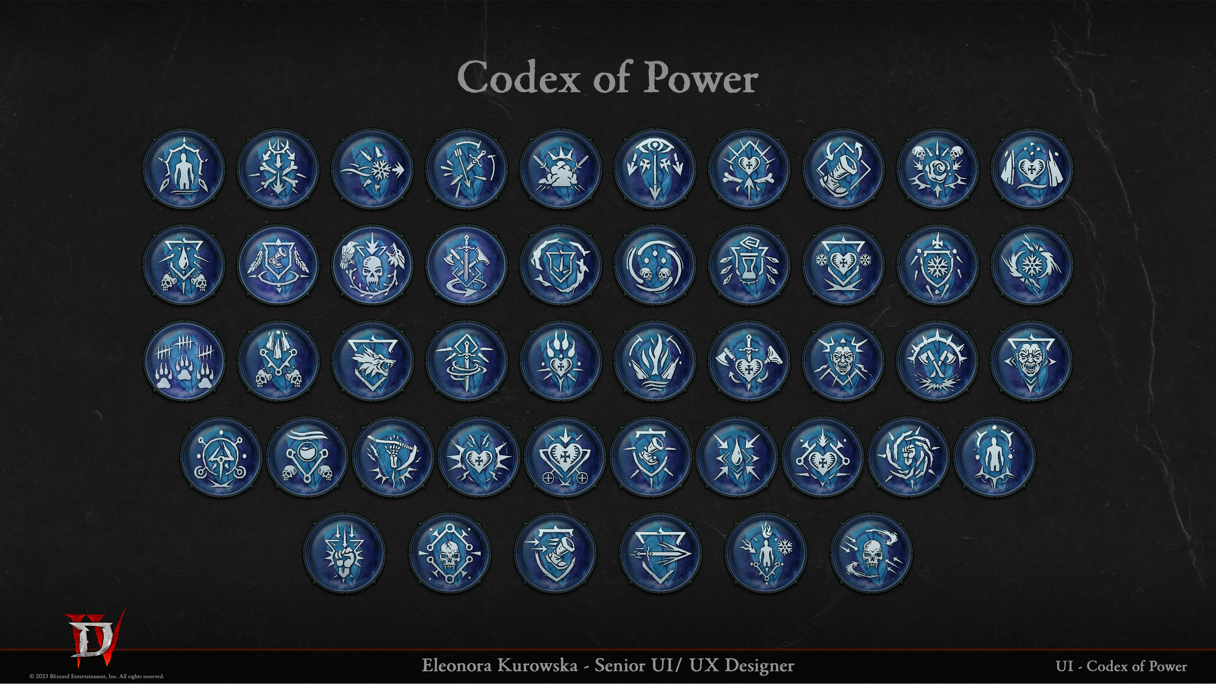 Icons for Codex of Power