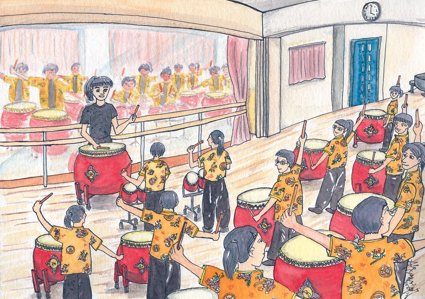 Illustration for Primary School's 25th anniversary celebration, Hong Kong. 2025