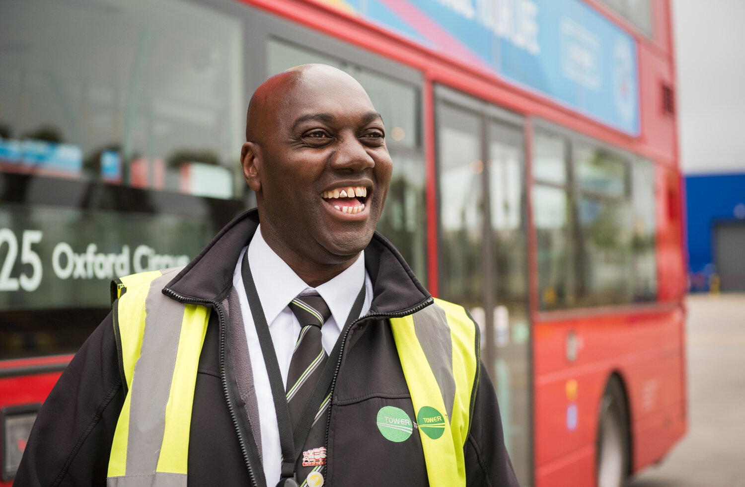  Bus driver, London.   Photograph by Eleanor Bentall 