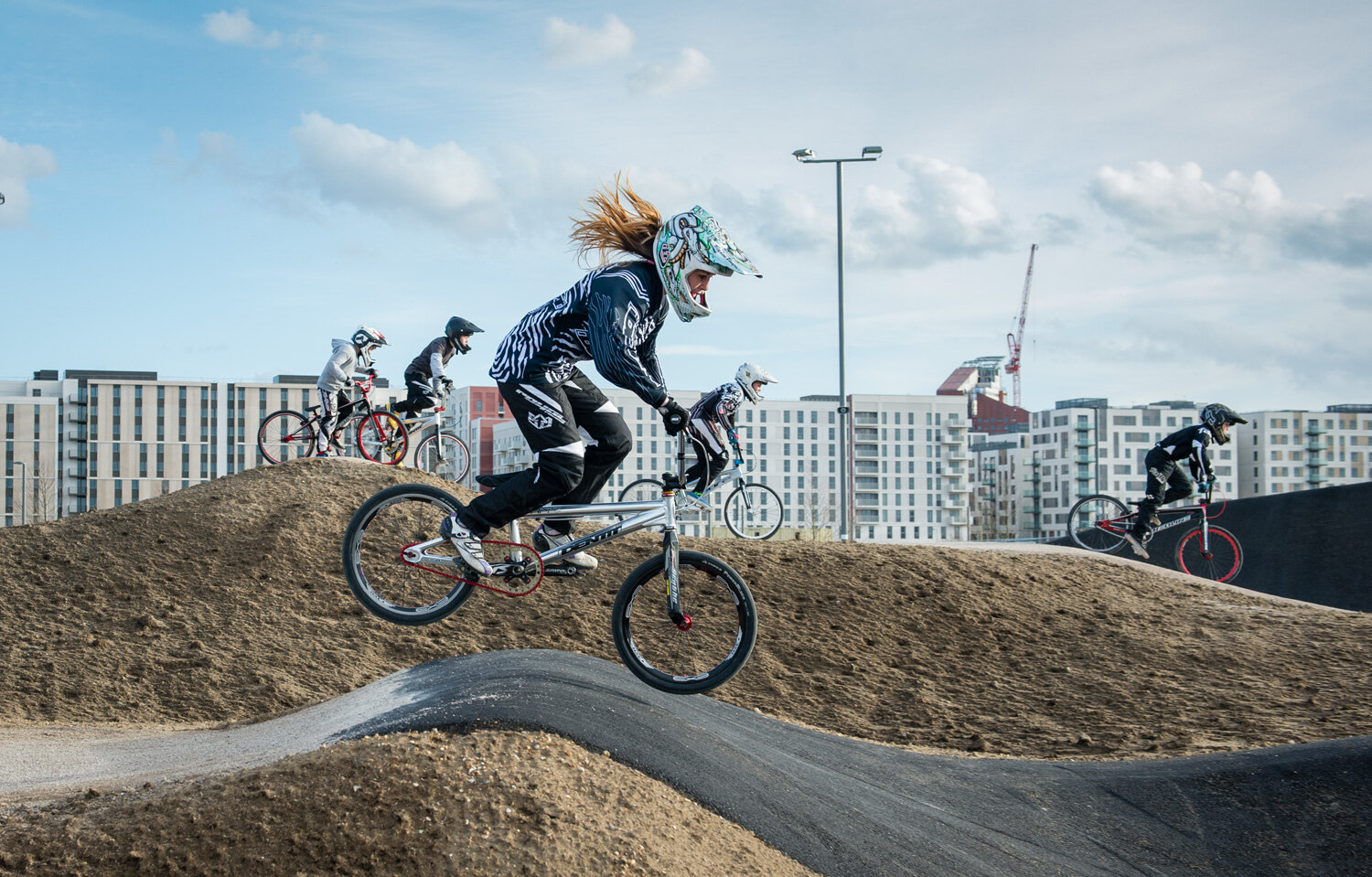  Lee Valley Regional Park.  Lee Valley VeloPark.  BMX.  Photo by Eleanor Bentall. 