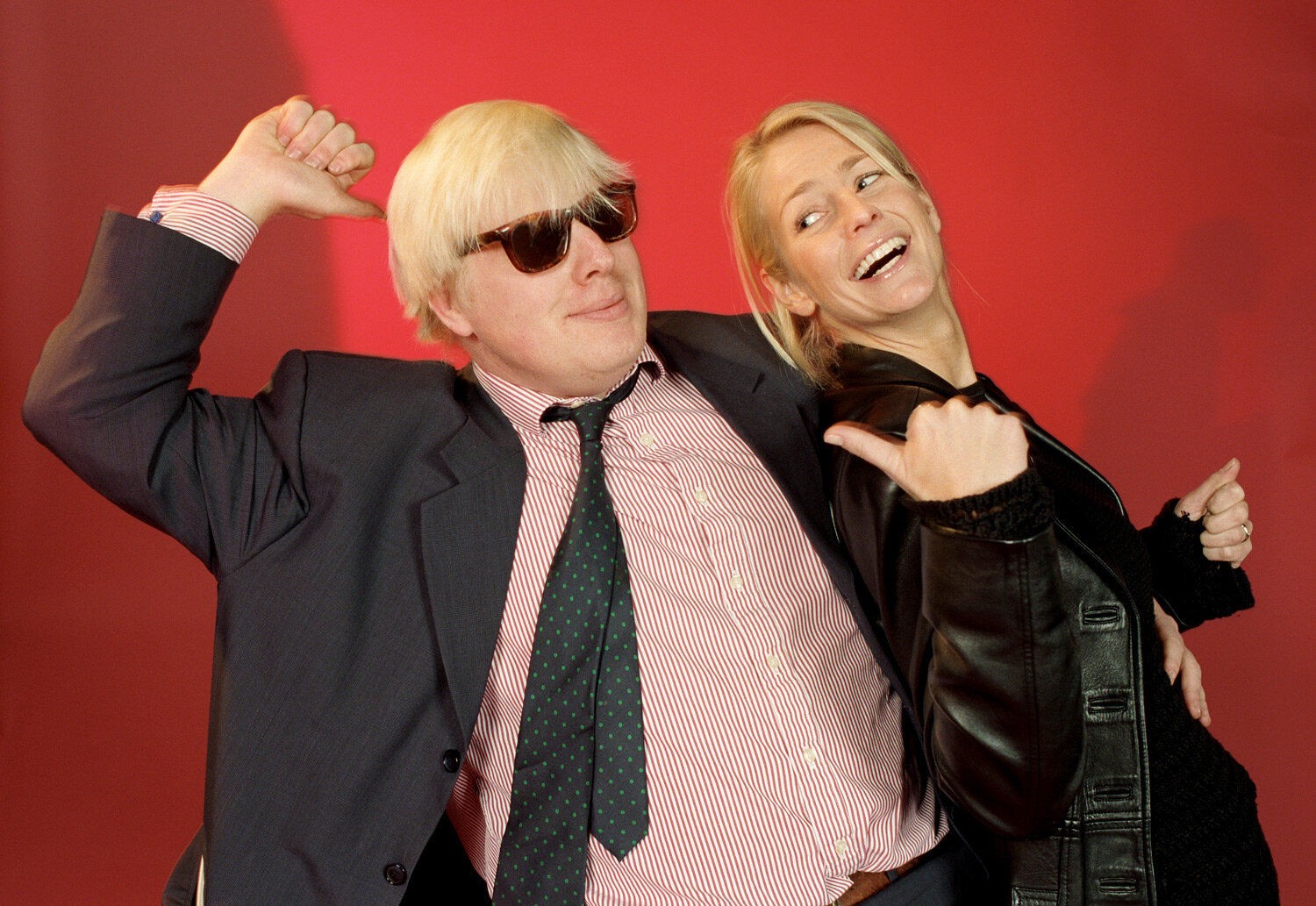 Boris Johnson and Ulrika Jonsson