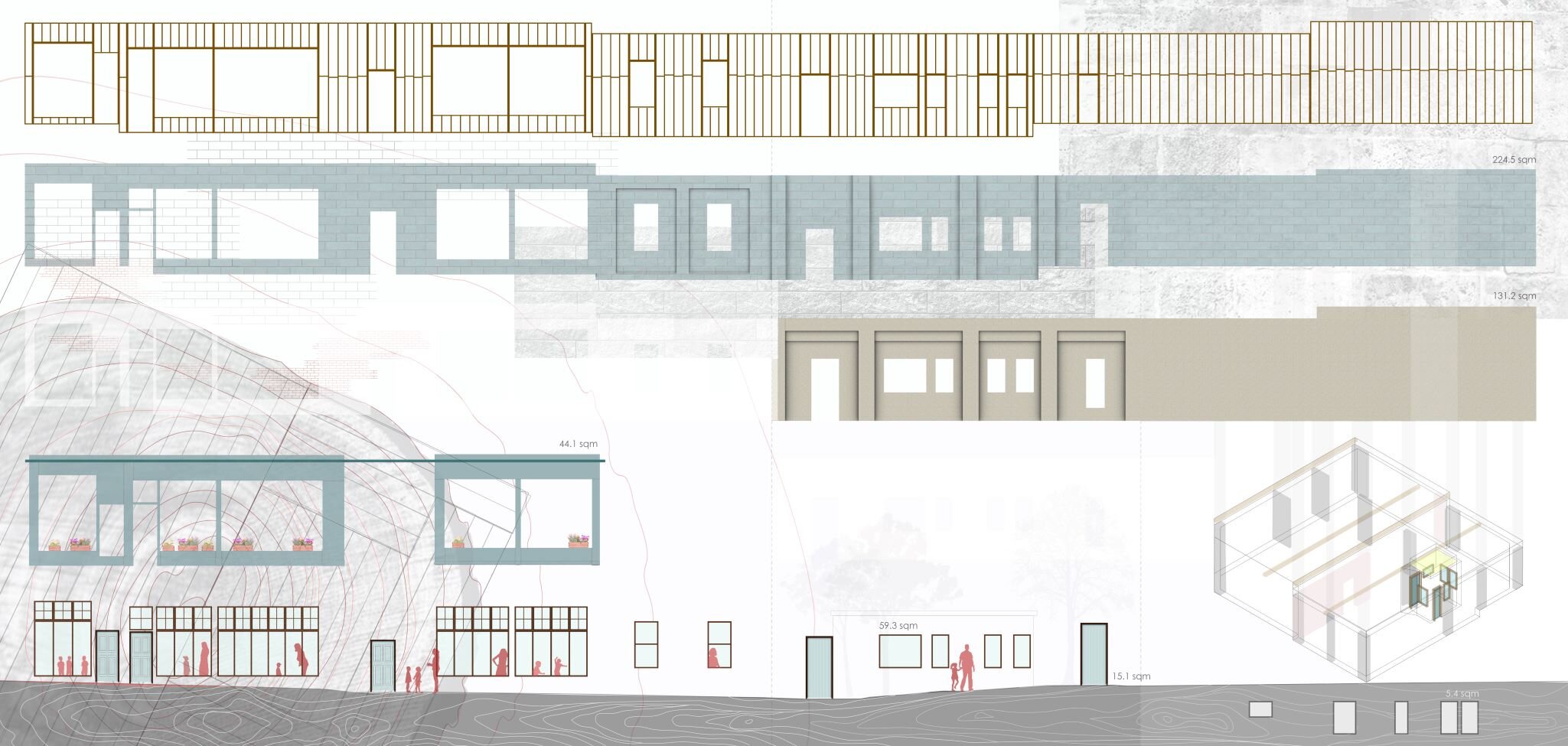 Existing building's materiality