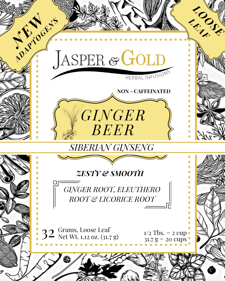 Ginger Beer — An Organic Ginger & Adaptogen Herbal Infusion