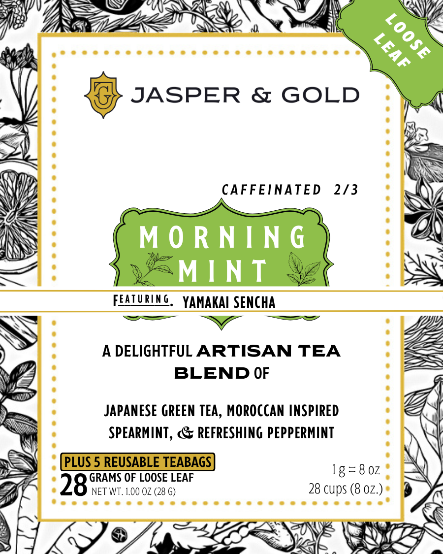 Morning Mint Sencha Green Tea: Your Daily Awakening for Clarity & Focus