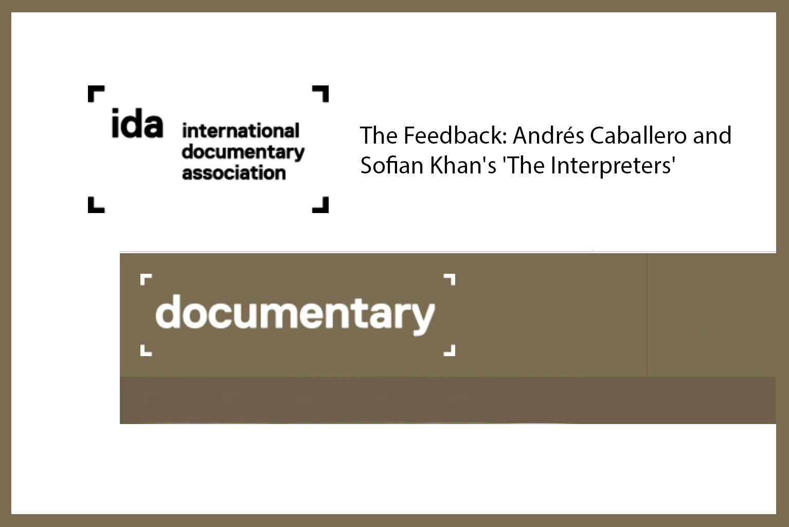 'The Interpreters' - Documentary Magazine