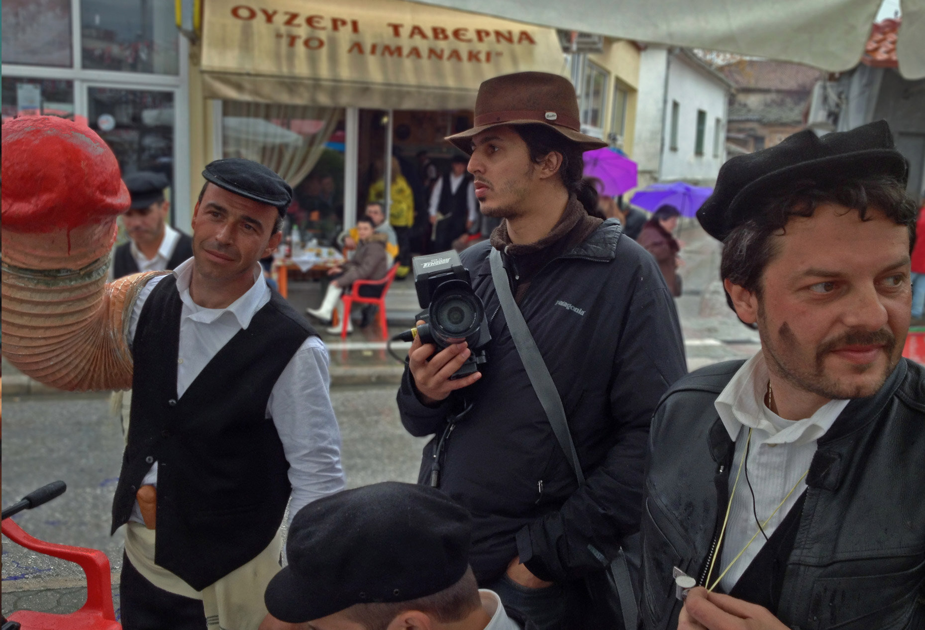 The Dickumentary, filming in Greece