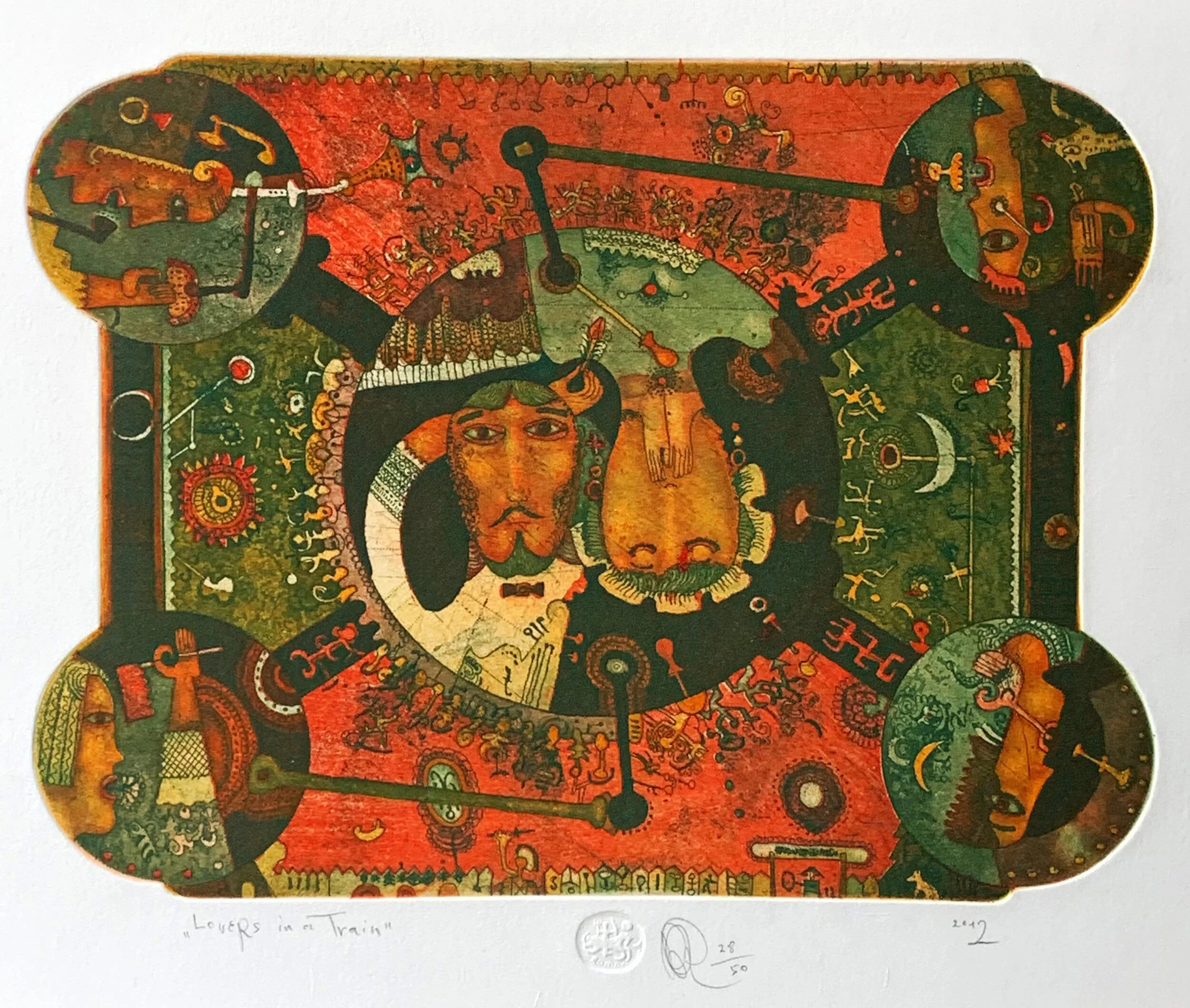 Lovers in a Train