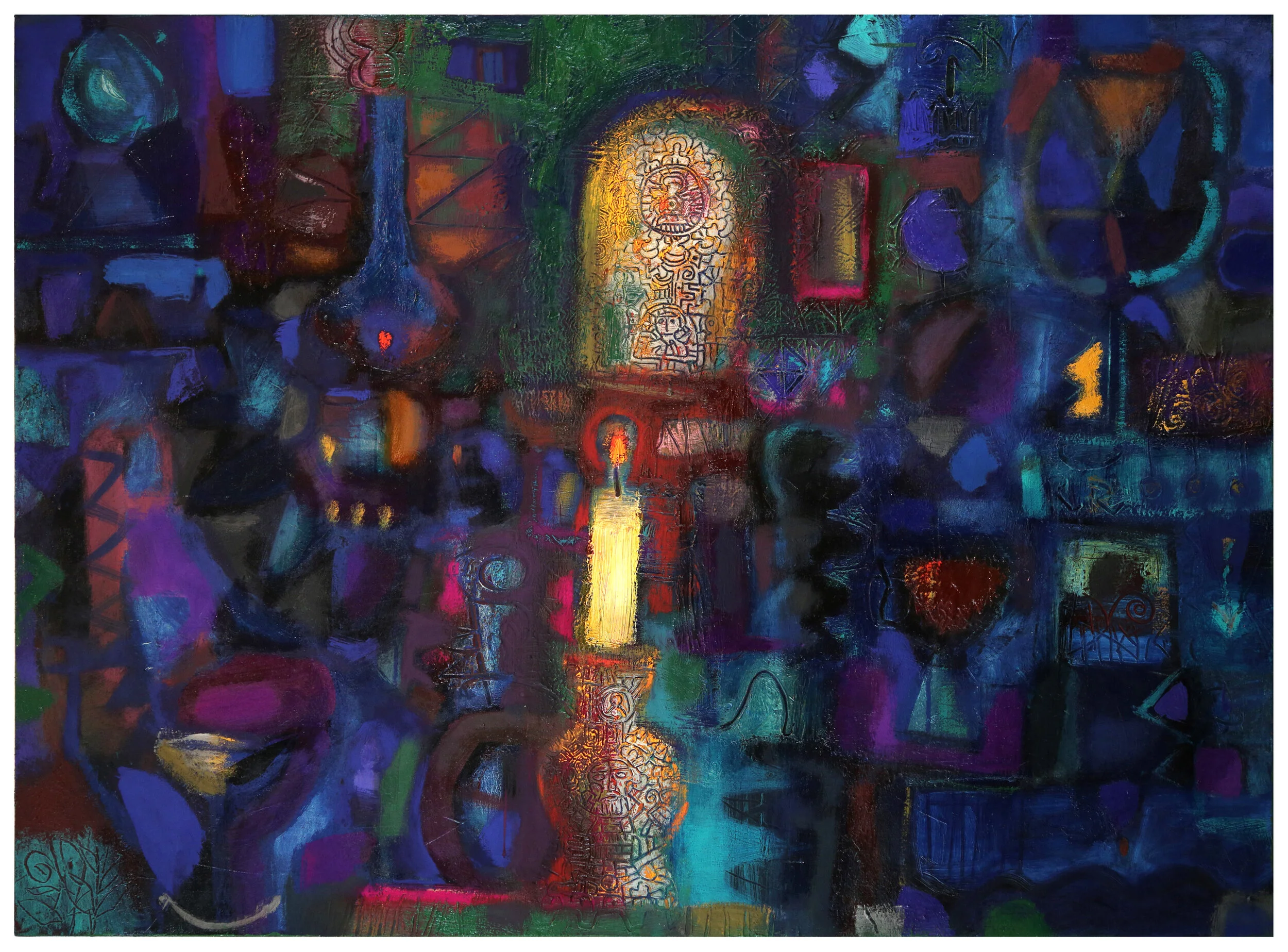 Still Life in Blue Interior | Натюрморт в блакитному інтер'єрі