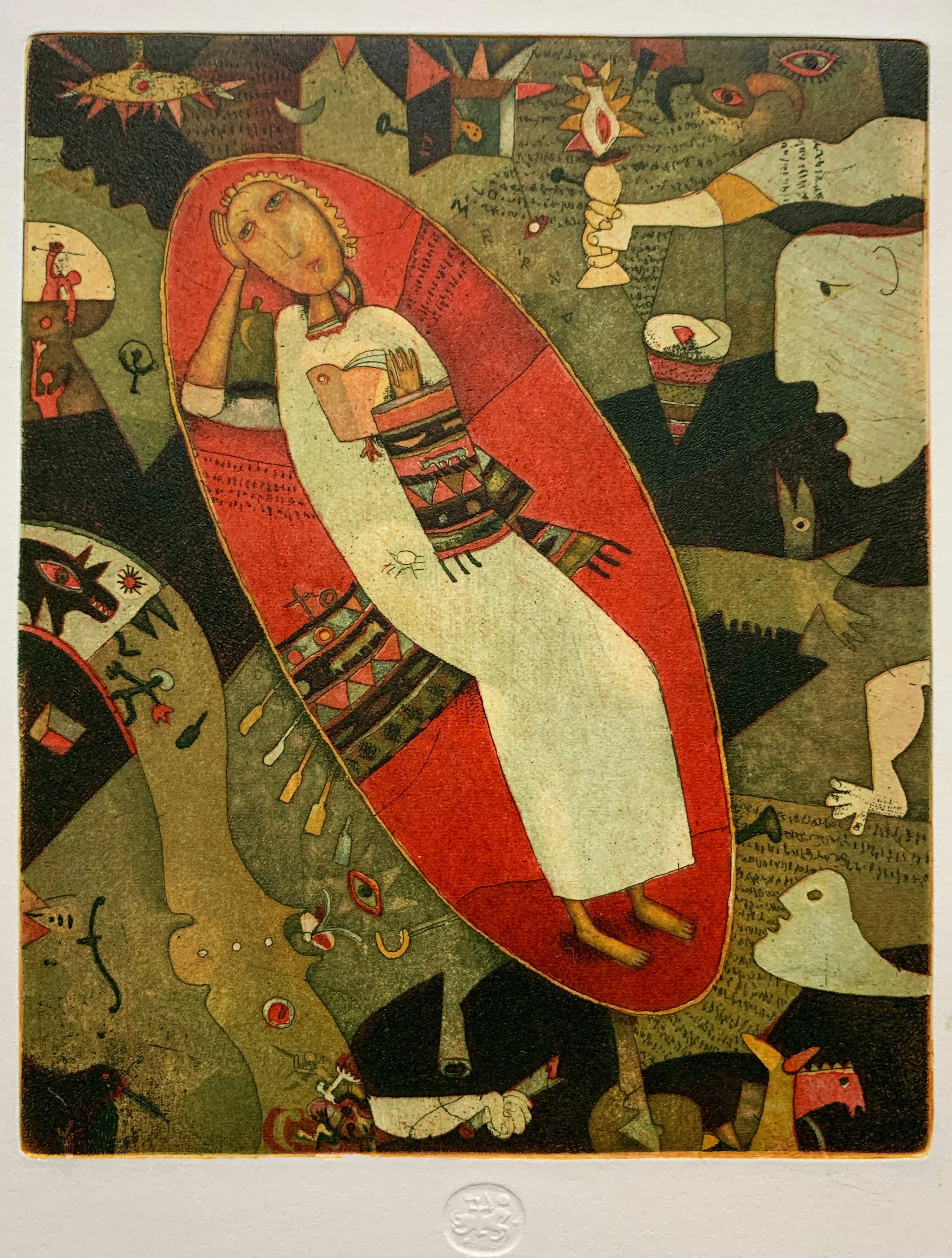 Her nightly readings    