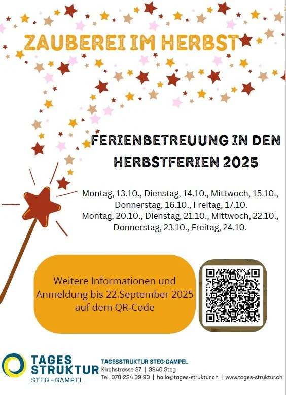 Ferienbetreuung in den Herbstferien 2025