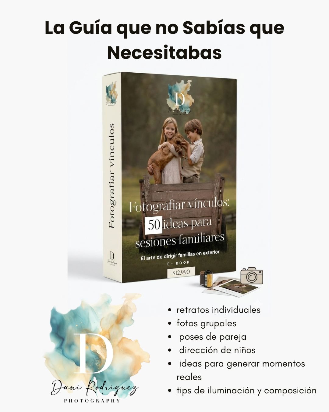 Guia con 50 ideas para sesiones familiares