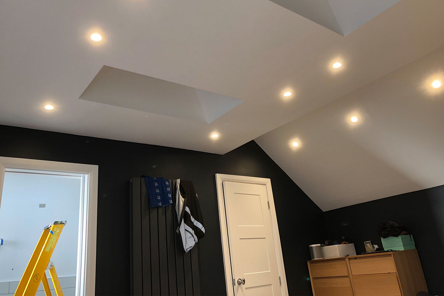 Bedroom spotlight install