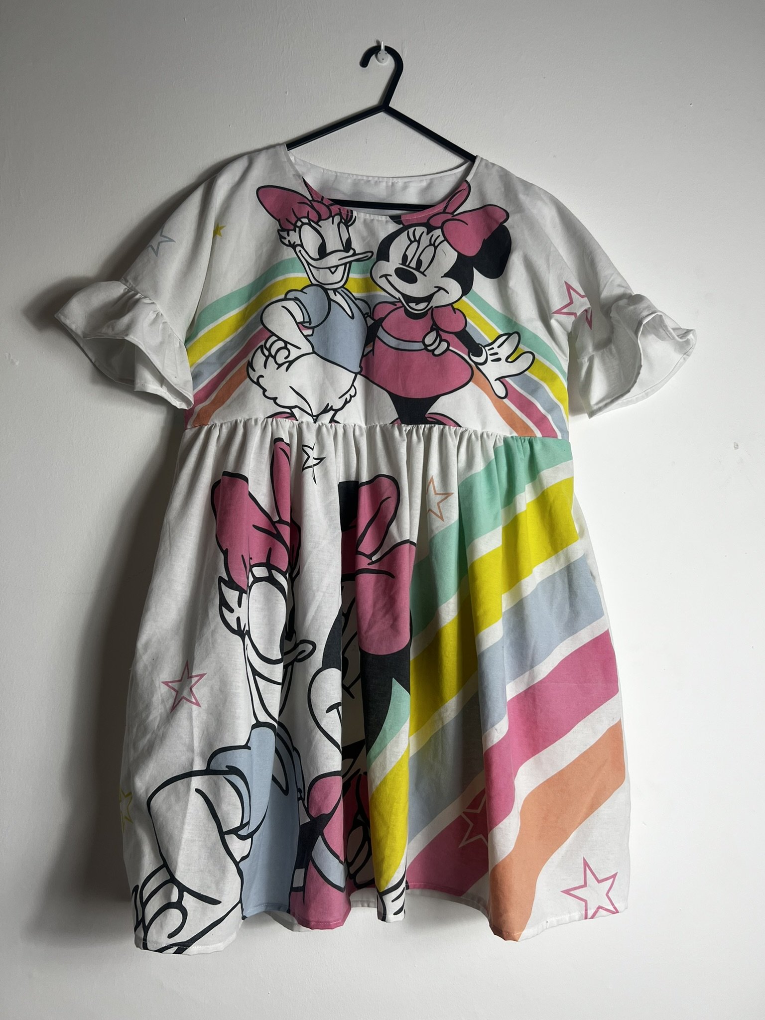 Minnie & Daisy Rainbow Dress - Smock dress Small