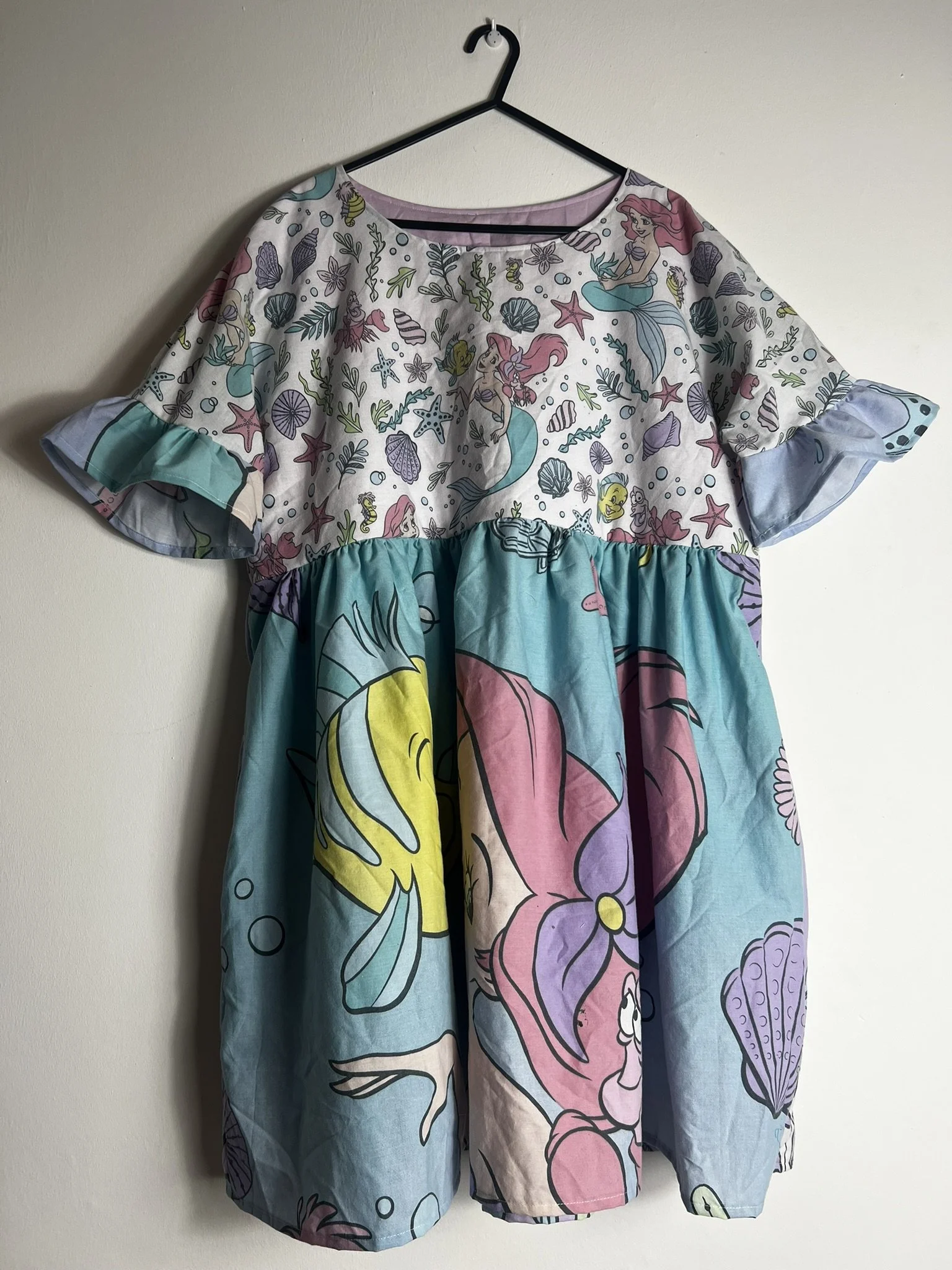 Little Mermaid - Smock dress Large
