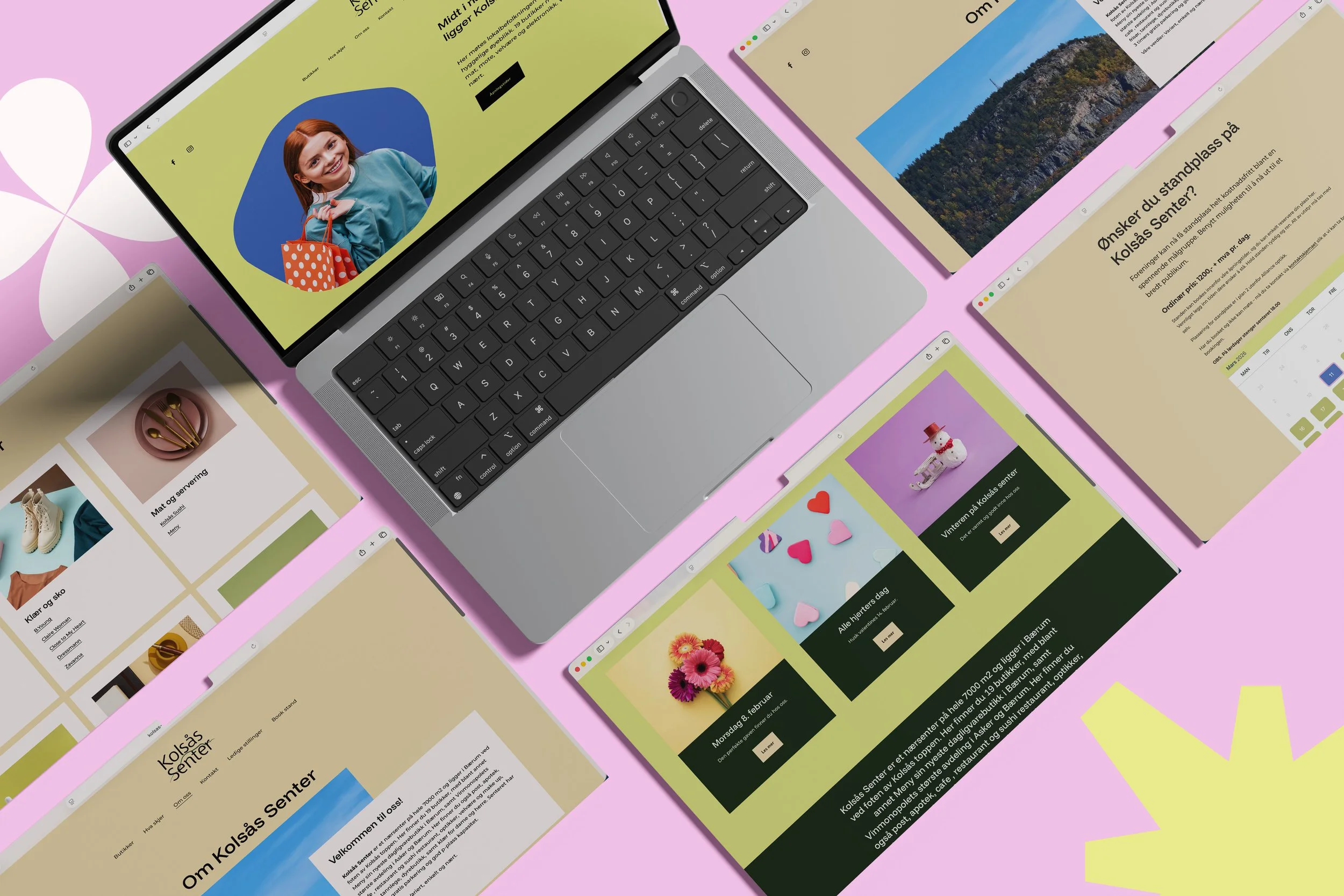 Kolsås senter nettside