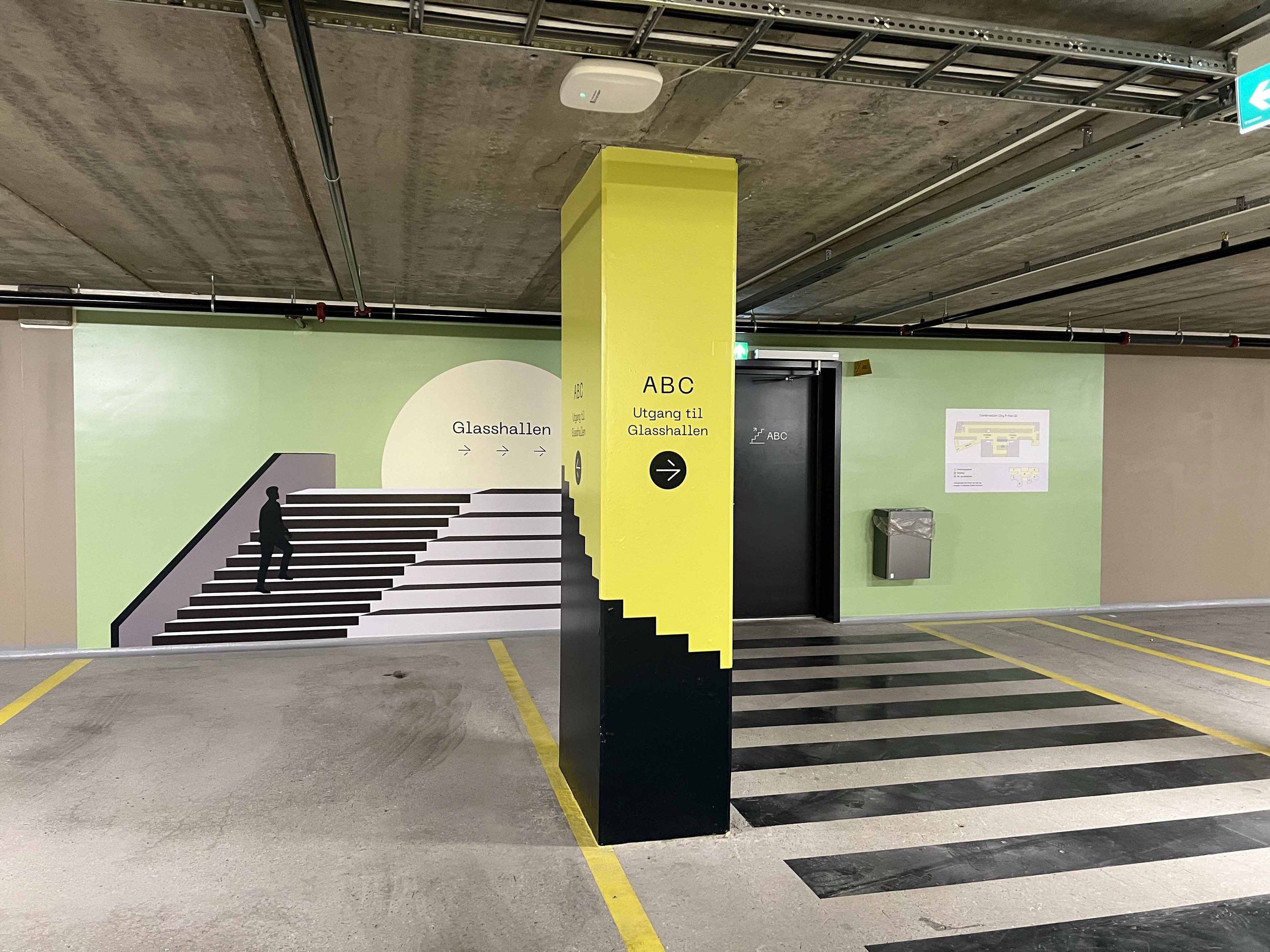 Construction City wayfinding