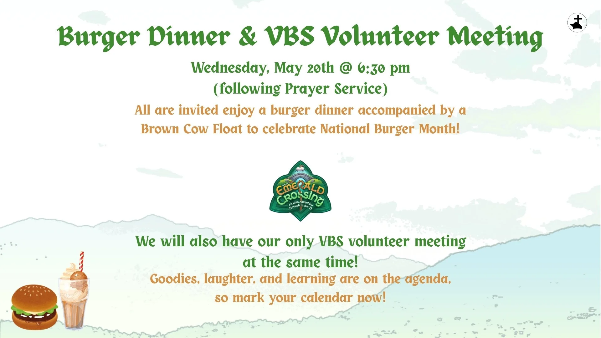 VBS Meeting + Burger Event