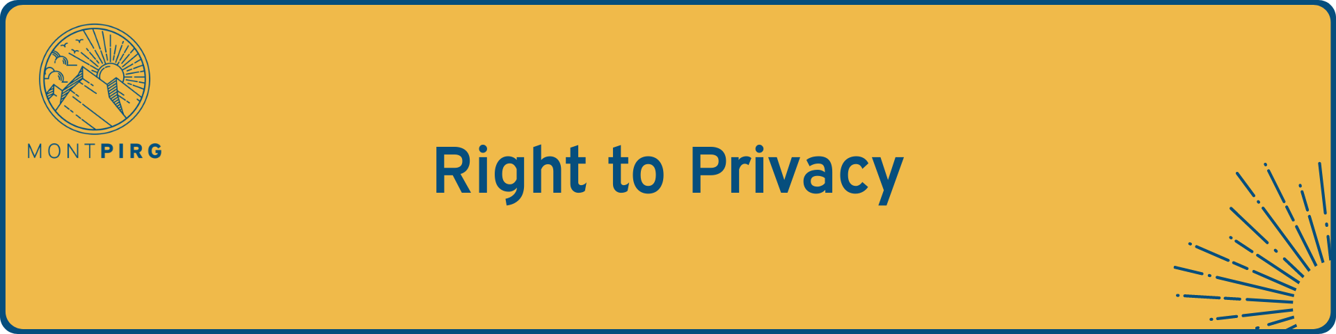 Right to Privacy