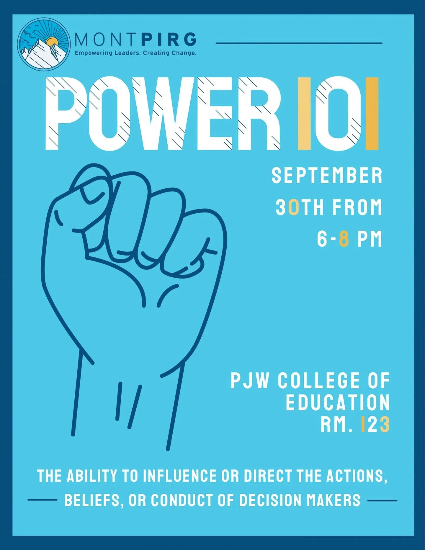 Join us for more information on MontPIRG’s projects this semester and opportunities to join in. On September 30th, Svein Newman, Missoula County’s Climate Action Program Manager will present on harnessing power to shape decision-making at
